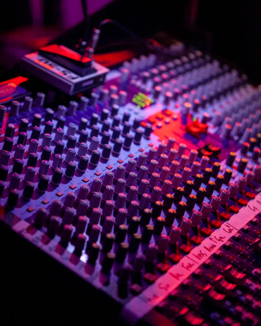 Sample image: Sound desk