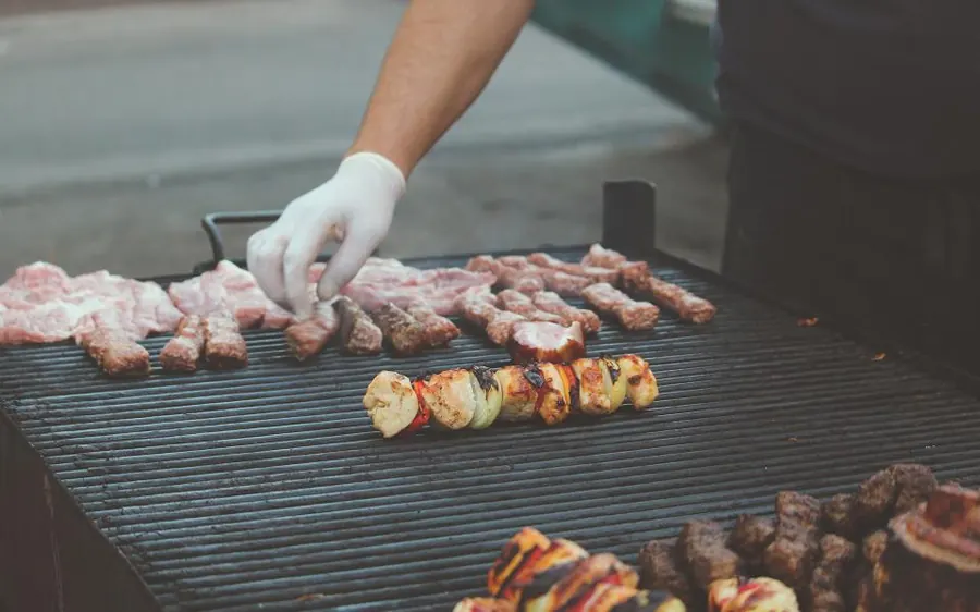 Sample image: On the grill
