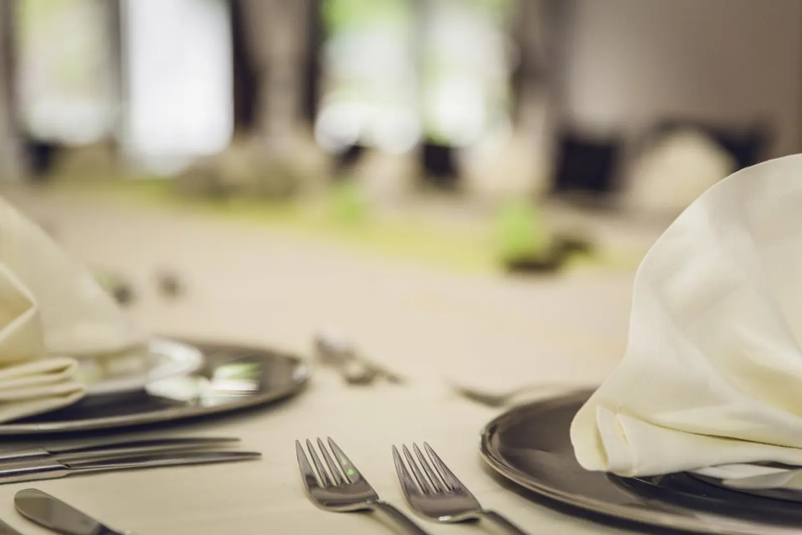 Sample image: Reception tables